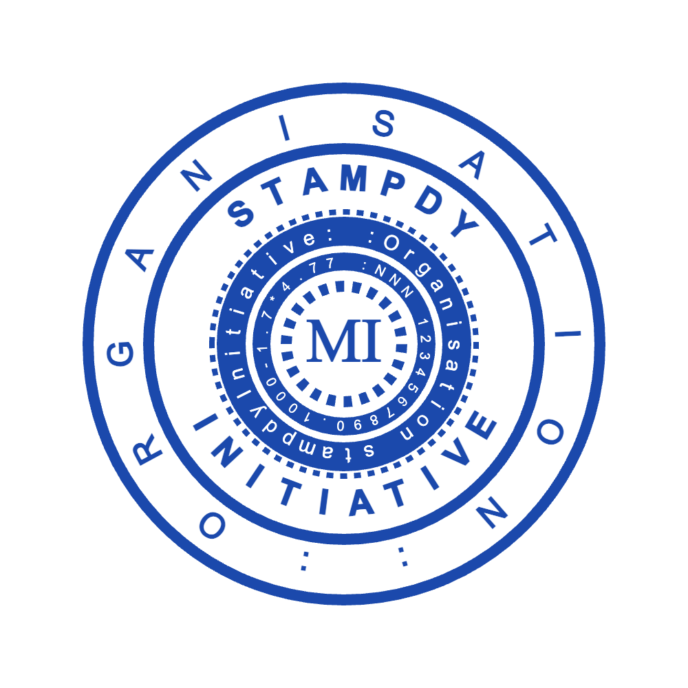 Round Organization Stamp by StampCreatorOnline — 150