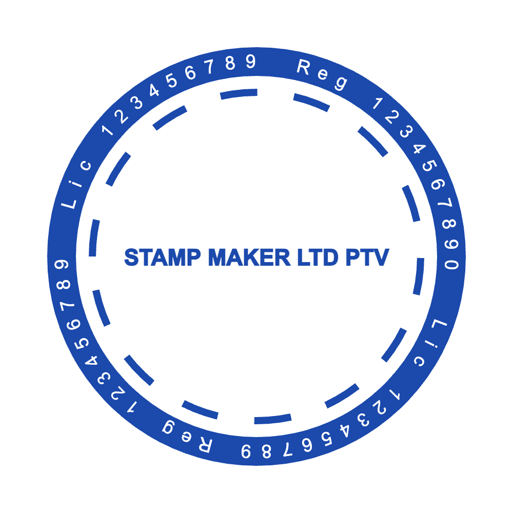 Round Professional Multi-Layer Round Stamp by StampCreatorOnline — 159