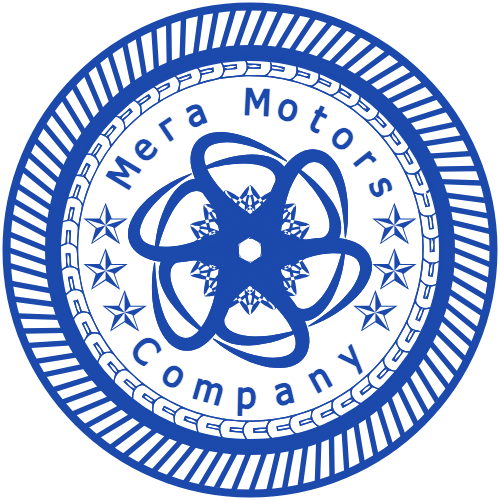 Automotive business stamp with a detailed motor-company emblem